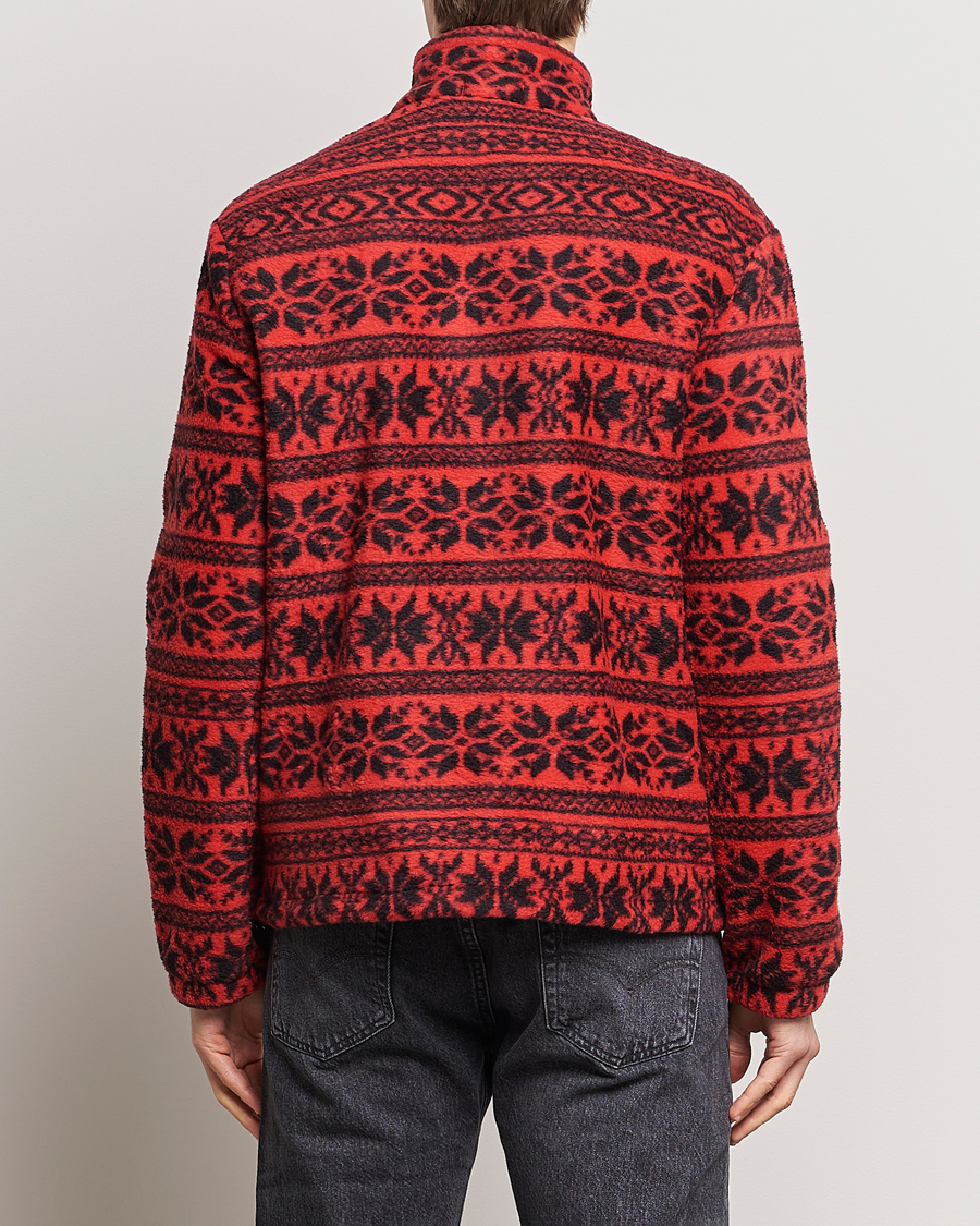 Herre | Trøjer | Polo Ralph Lauren | Fairisle Half Zip Sweater Martin Red