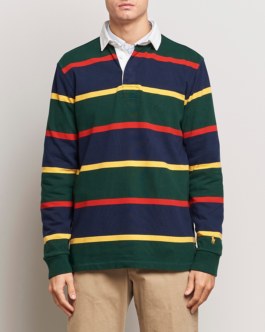 Herre | Trøjer | Polo Ralph Lauren | Jersey Striped Heavy Rugger Multi