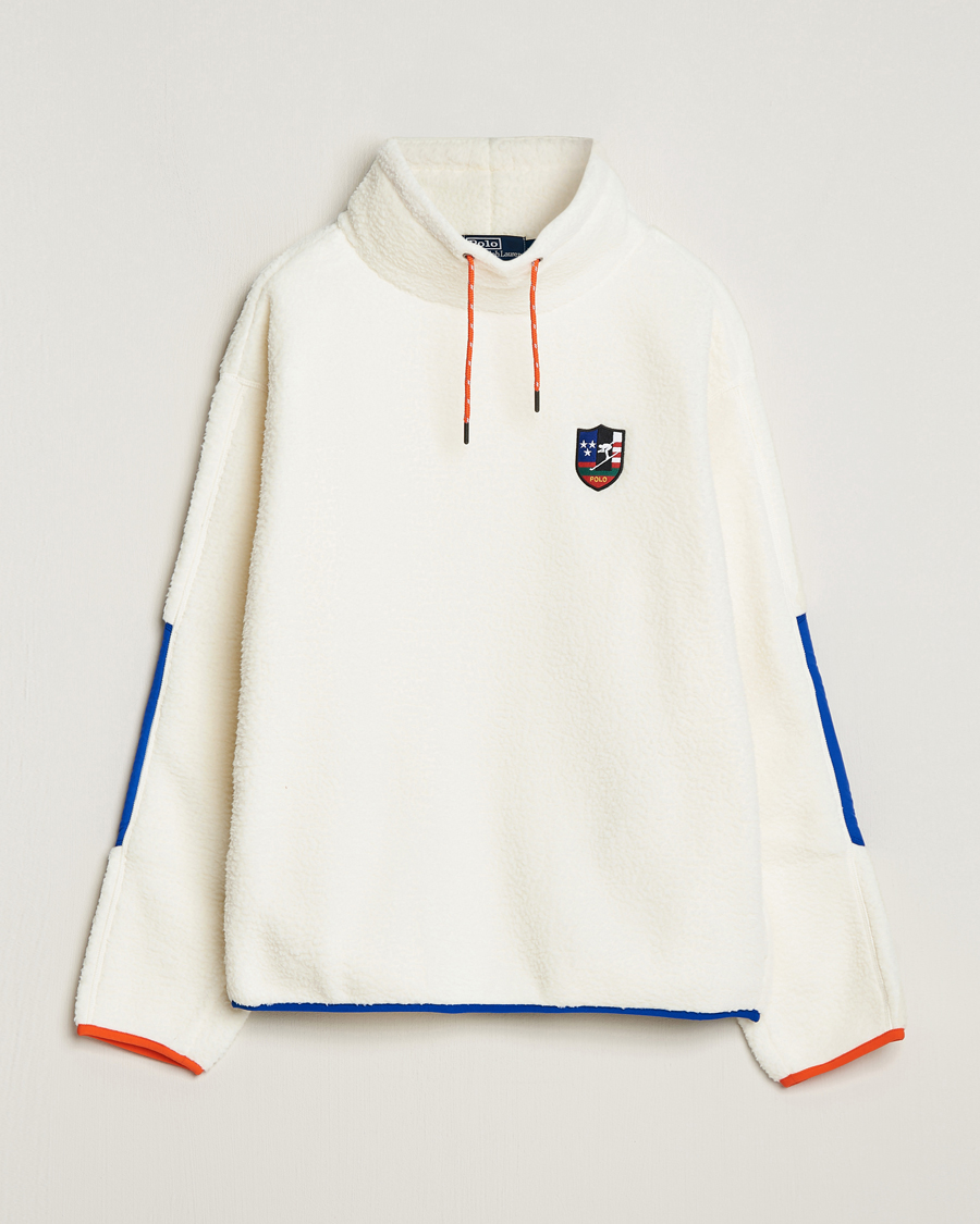 Herre | Trøjer | Polo Ralph Lauren | Vintage Fleece Sweater Clubhouse Cream Multi