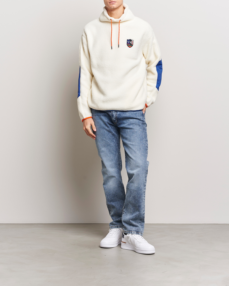 Herre | Trøjer | Polo Ralph Lauren | Vintage Fleece Sweater Clubhouse Cream Multi