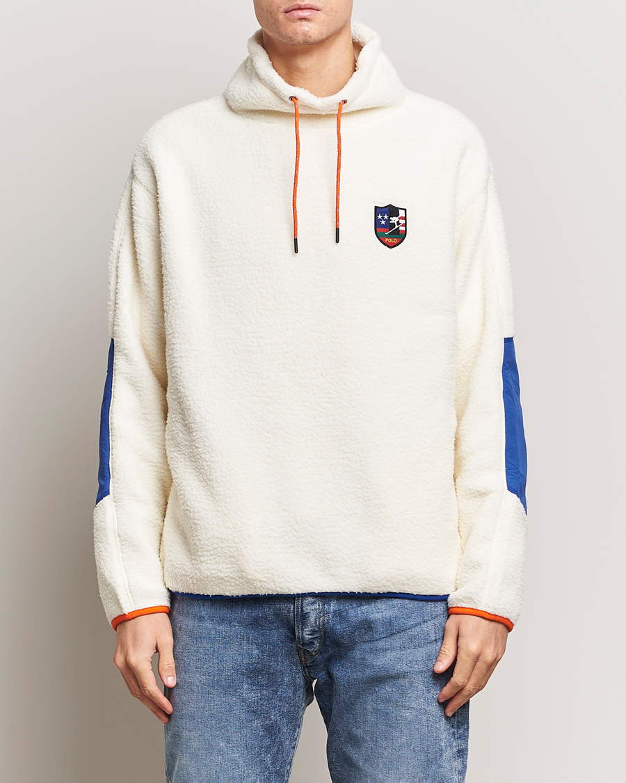 Herre | Trøjer | Polo Ralph Lauren | Vintage Fleece Sweater Clubhouse Cream Multi