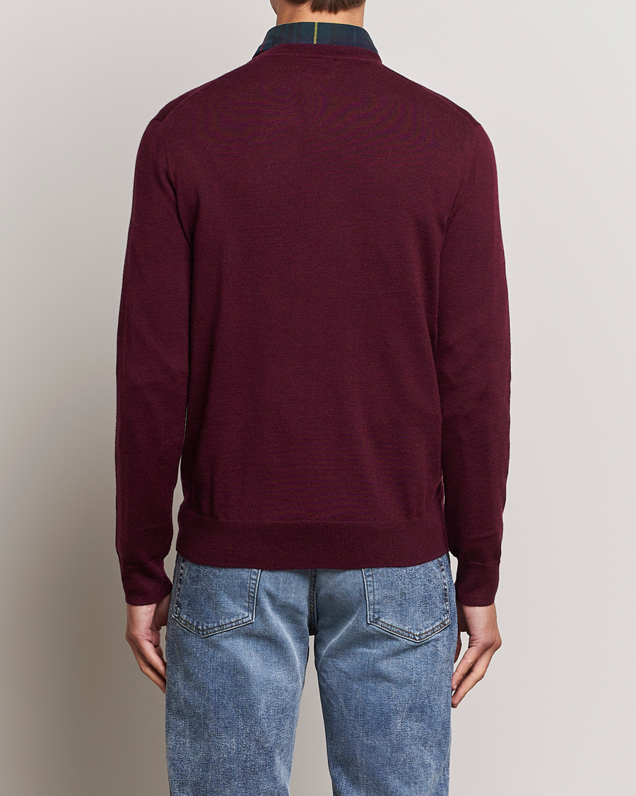 Herre | Trøjer | Polo Ralph Lauren | Merino Crew Neck Pullover Aged Wine Heather