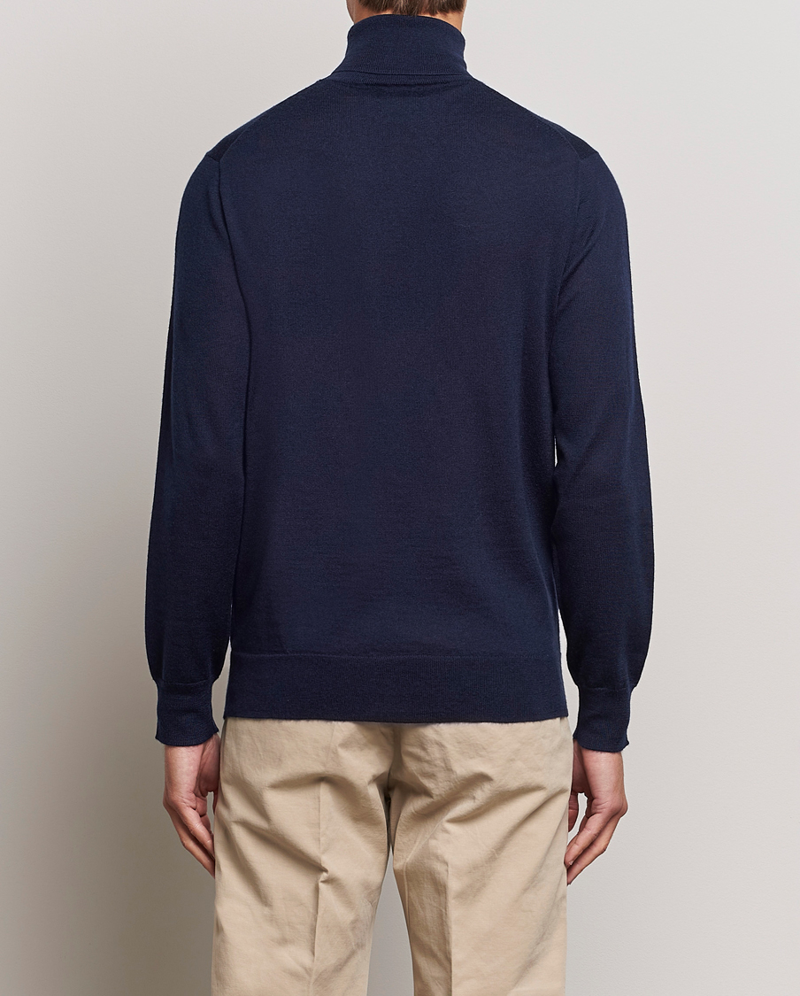 Herre | Trøjer | Polo Ralph Lauren | Merino Knitted Rollneck Hunter Navy