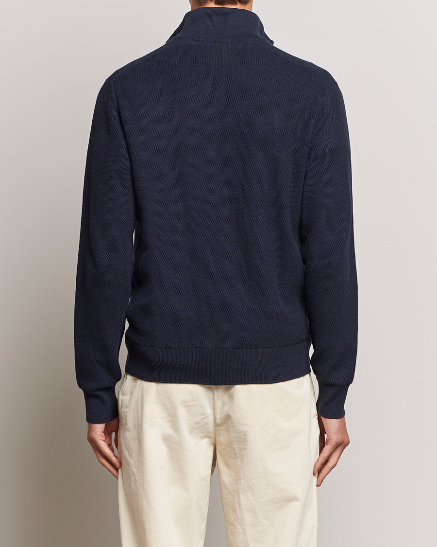 Herre | Trøjer | Polo Ralph Lauren | Textured Half Zip Navy Heather