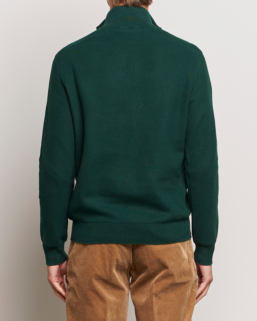 Herre | Trøjer | Polo Ralph Lauren | Textured Half Zip Hunt Club Green
