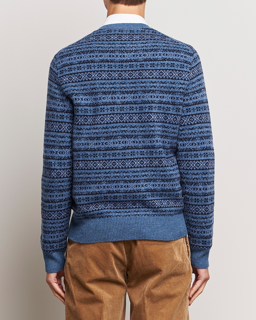 Herre | Trøjer | Polo Ralph Lauren | Wool/Cashmere Fairisle Sweater Navy