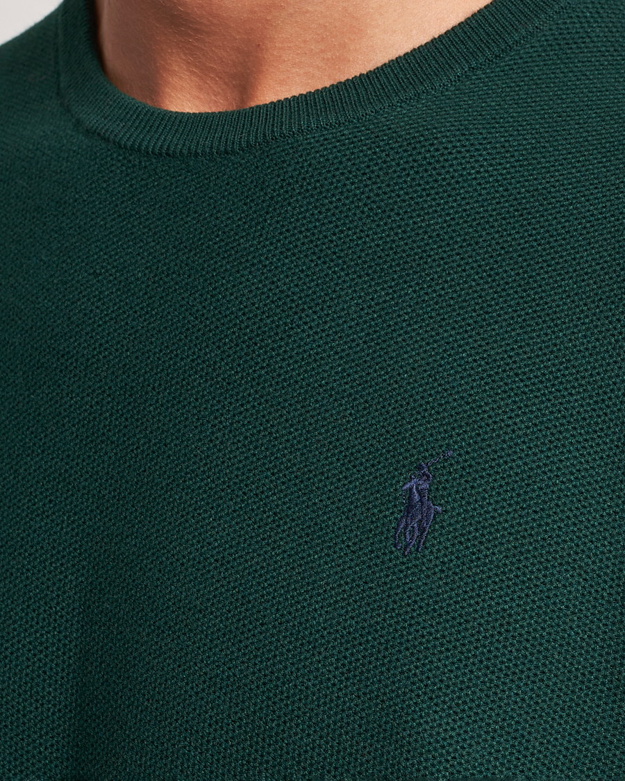 Herre | Trøjer | Polo Ralph Lauren | Textured Crew Neck Sweater Hunt Club Green