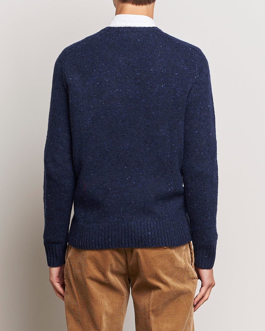 Herre | Trøjer | Polo Ralph Lauren | Wool Knitted Donegal Sweater Ancient Navy