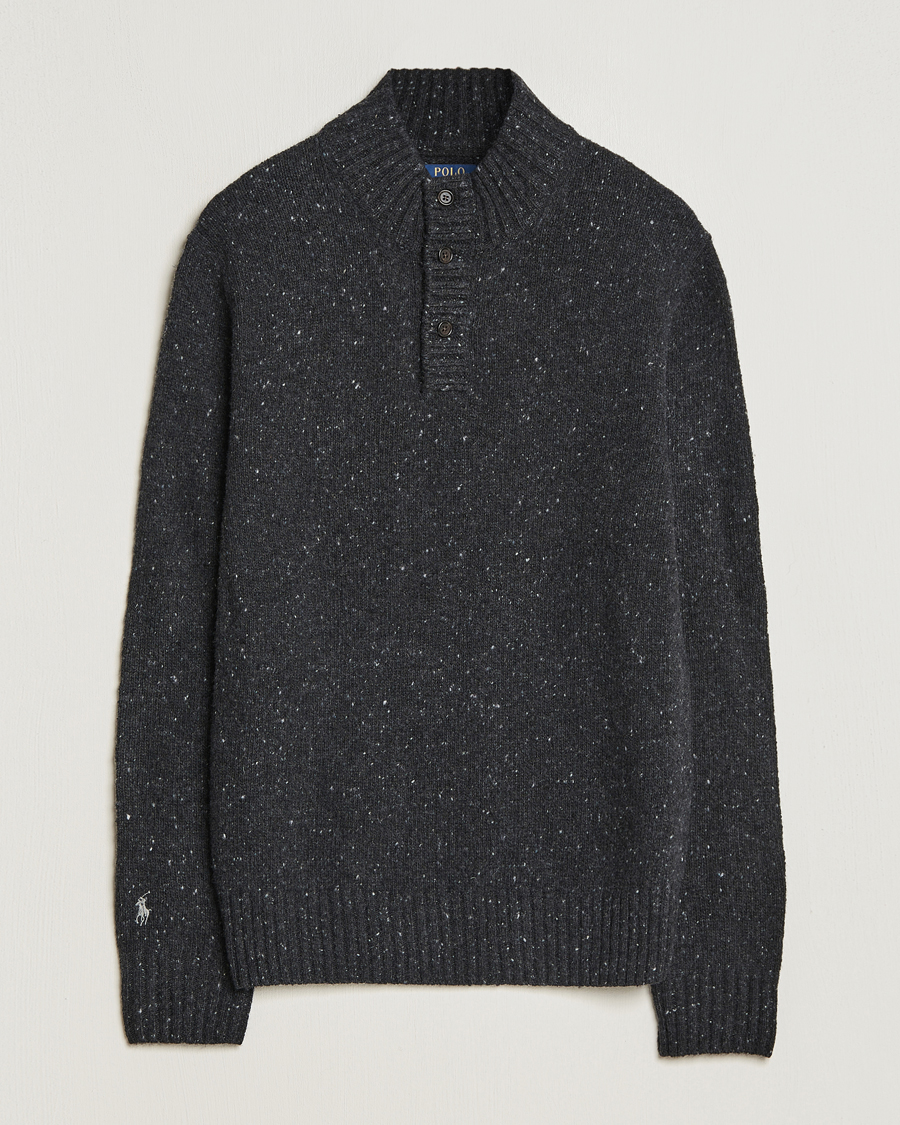 Herre | Trøjer | Polo Ralph Lauren | Wool Knitted Donegal Onyx