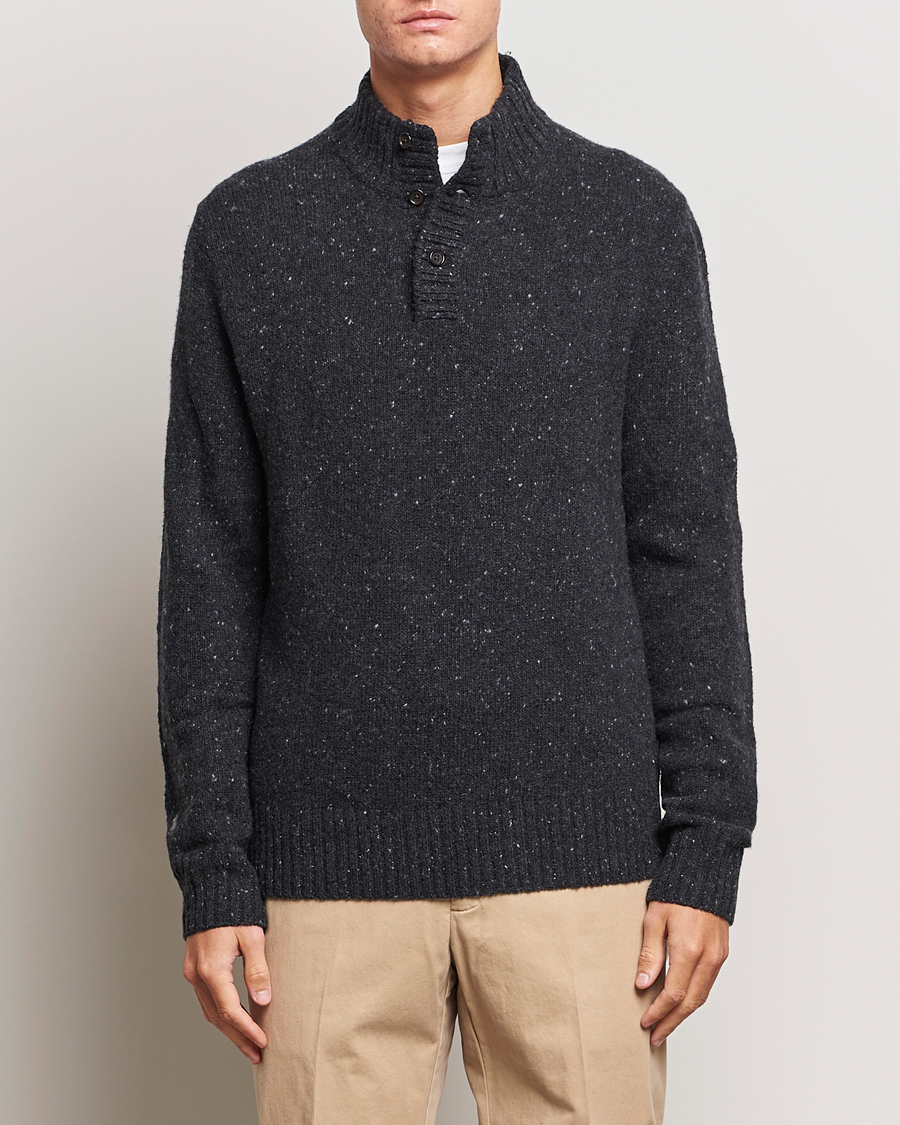 Herre | Trøjer | Polo Ralph Lauren | Wool Knitted Donegal Onyx