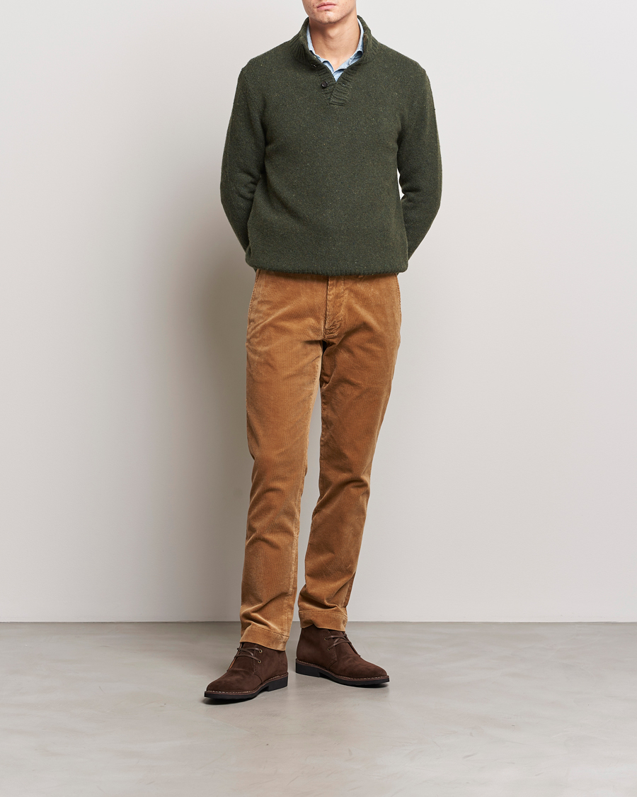 Herre | Trøjer | Polo Ralph Lauren | Wool Knitted Donegal Moss Green