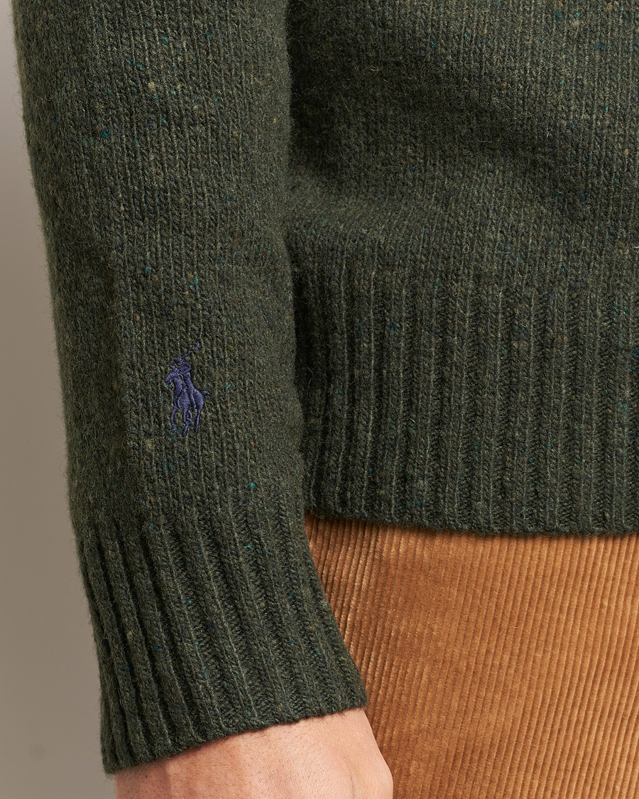 Herre | Trøjer | Polo Ralph Lauren | Wool Knitted Donegal Moss Green