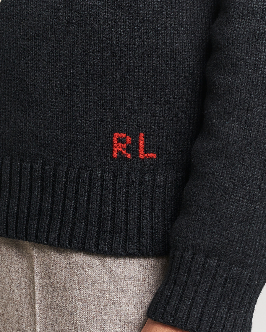 Herre | Trøjer | Polo Ralph Lauren | Knitted Bear Sweater Black