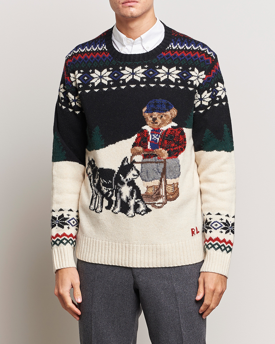 Herre | Trøjer | Polo Ralph Lauren | Wool Snowflake Sweater Multi