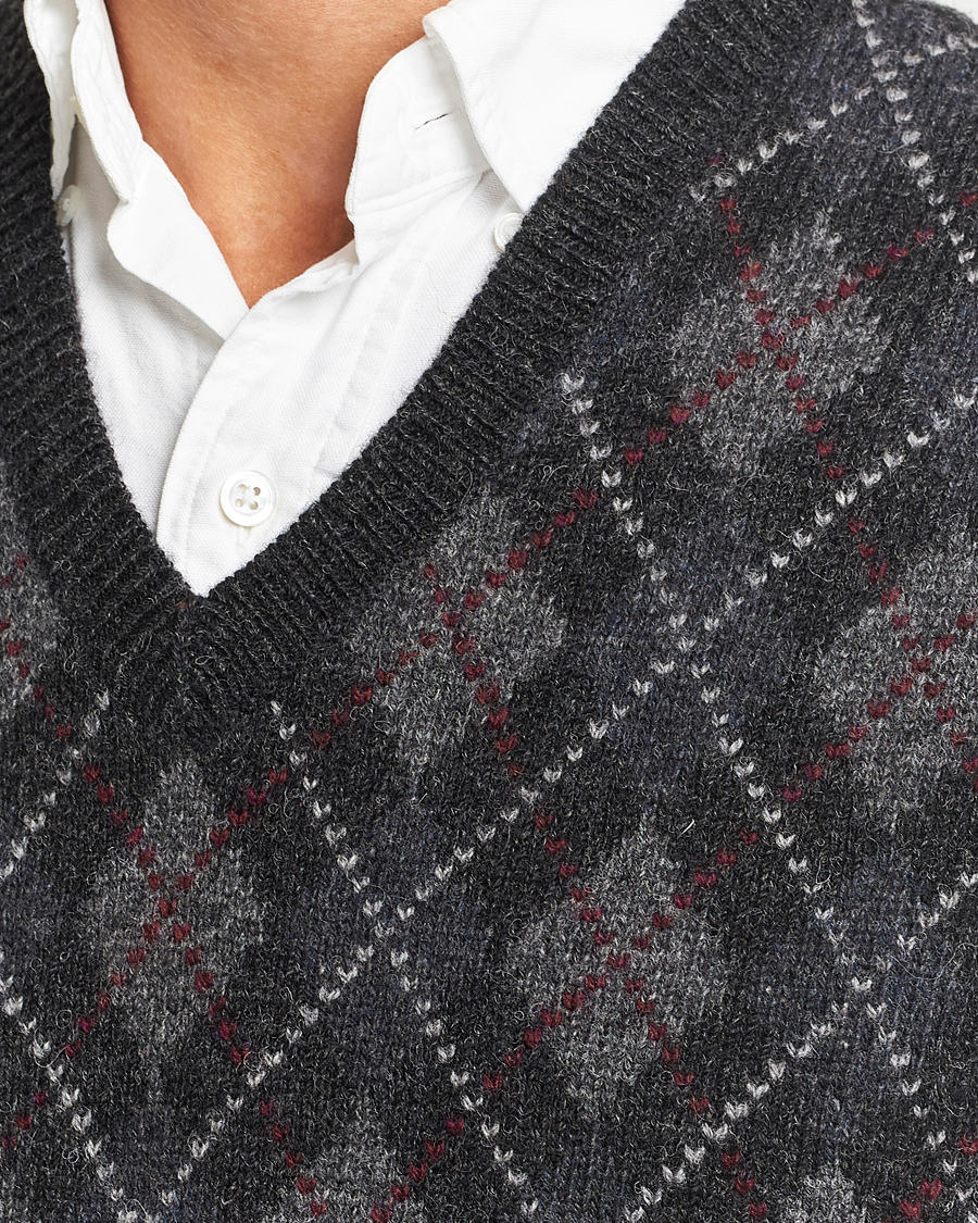 Herre | Trøjer | Polo Ralph Lauren | Wool Argyle Slipover Charcoal