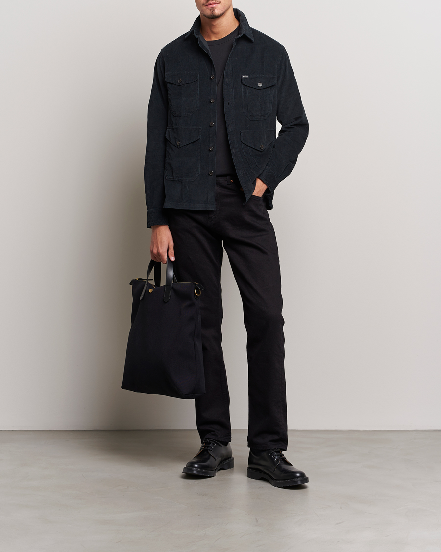 Herre | Skjorter | Polo Ralph Lauren | Corduroy Pocket Overshirt Black