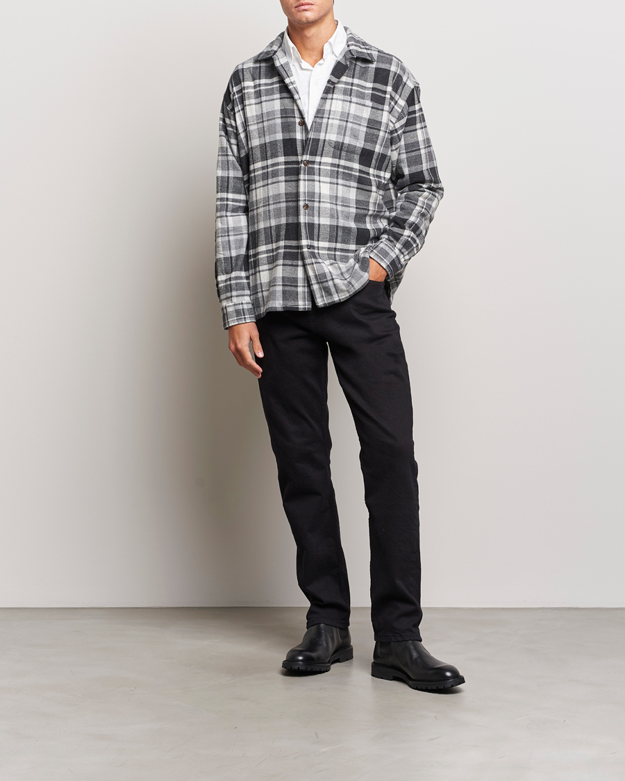 Herre | Skjorter | Polo Ralph Lauren | Brushed Flannel Checked Shirt Grey