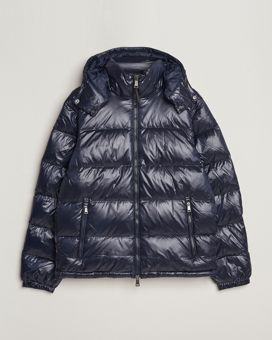 Herre | Jakker | Polo Ralph Lauren | Flint Glossy Down Jacket Collection Navy