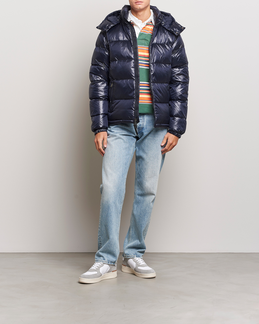 Herre | Jakker | Polo Ralph Lauren | Flint Glossy Down Jacket Collection Navy