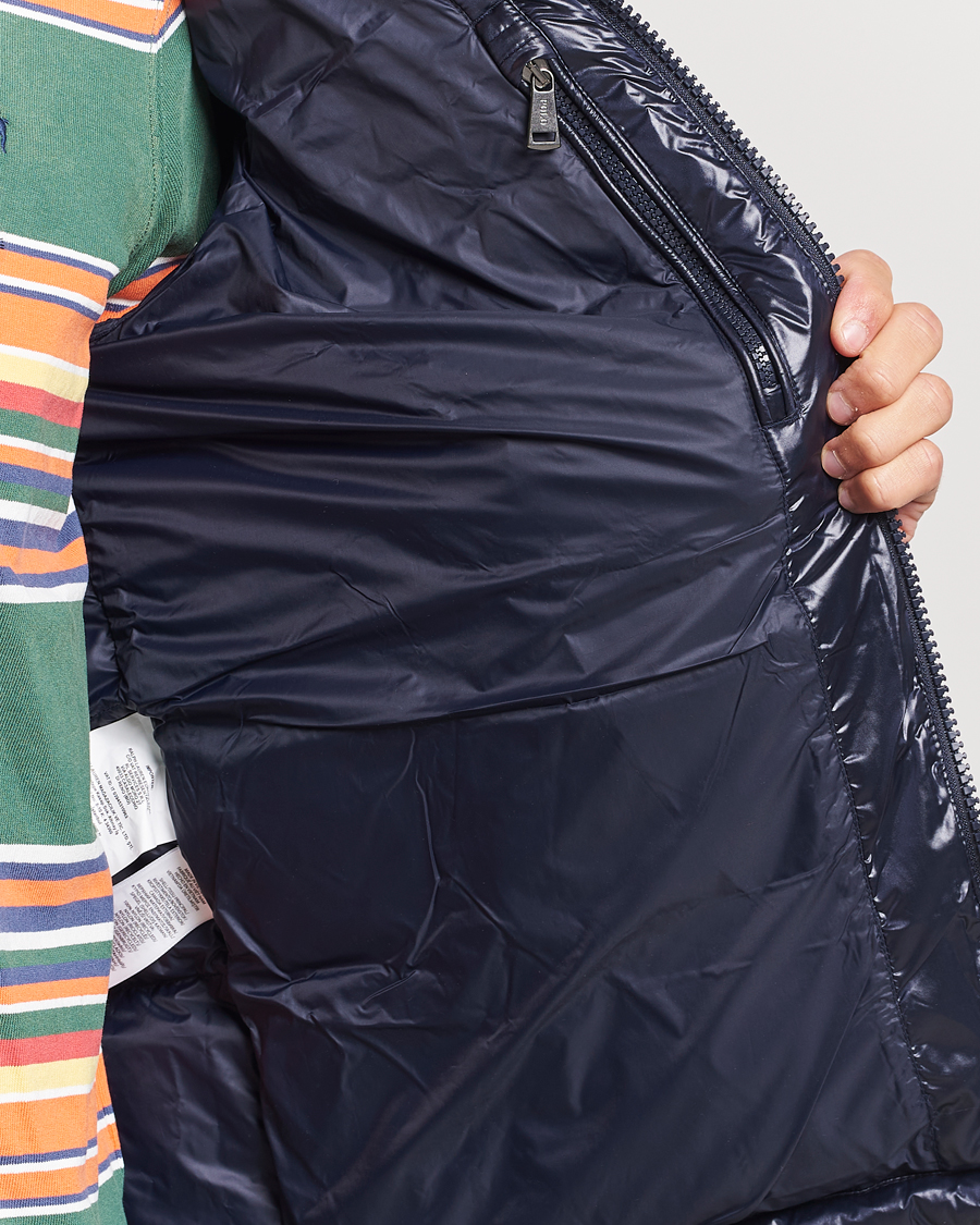 Herre | Jakker | Polo Ralph Lauren | Flint Glossy Down Jacket Collection Navy