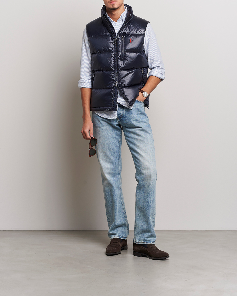 Herre | Jakker | Polo Ralph Lauren | El Cap High Gloss Down Vest Collection Navy