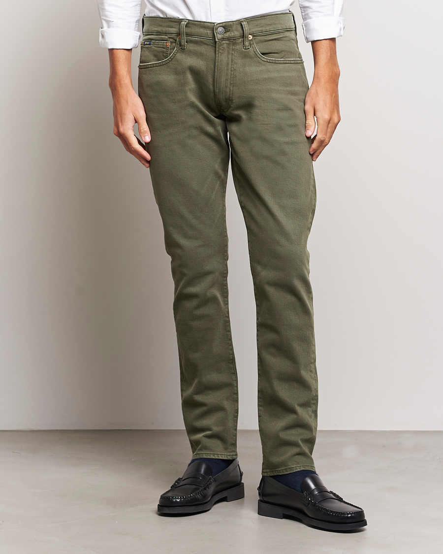 Herre | 5-pocket bukser | Polo Ralph Lauren | Sullivan Slim Fit Stretch 5-Pocket Pants Green
