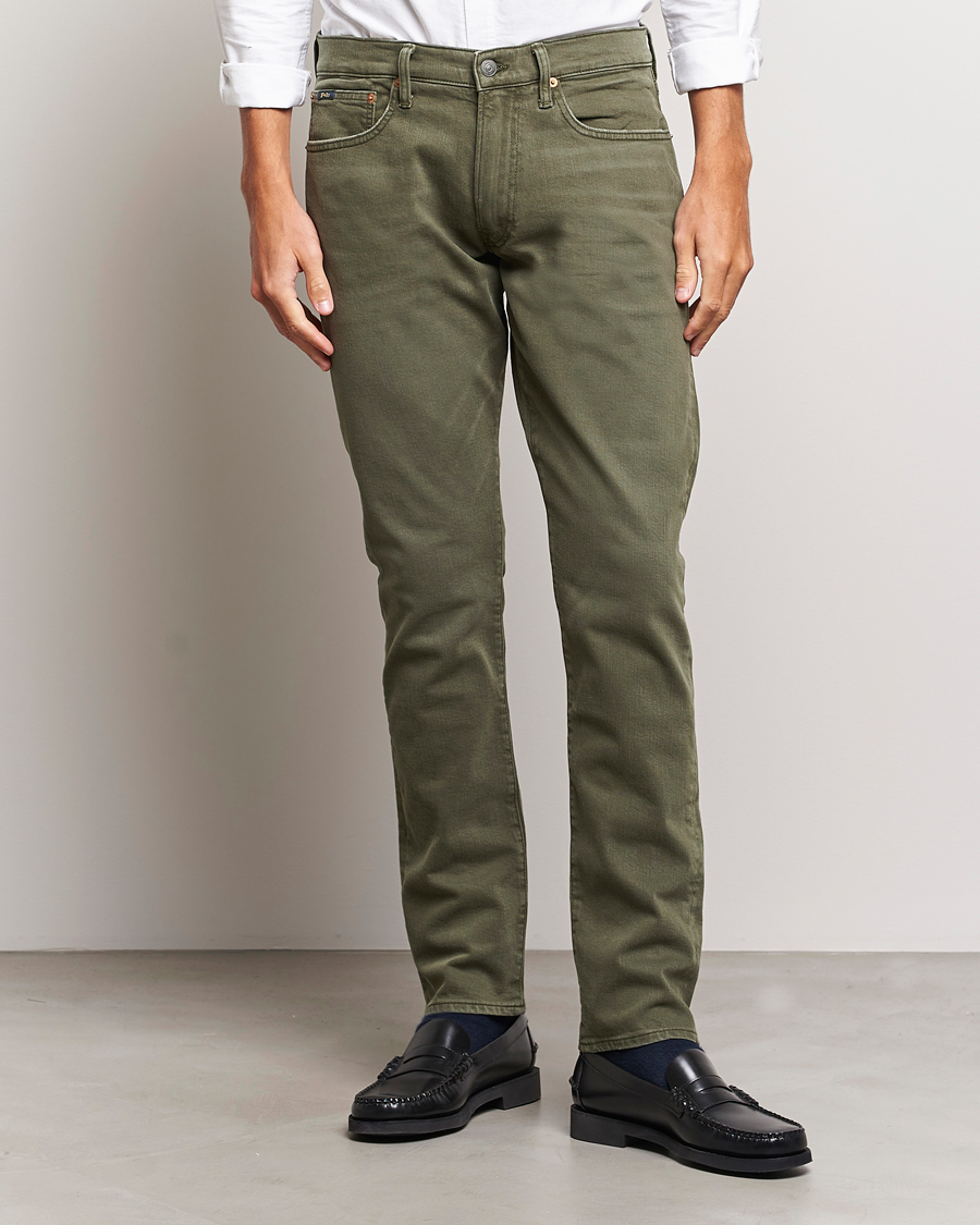Herre | Bukser | Polo Ralph Lauren | Sullivan Slim Fit Stretch 5-Pocket Pants Green