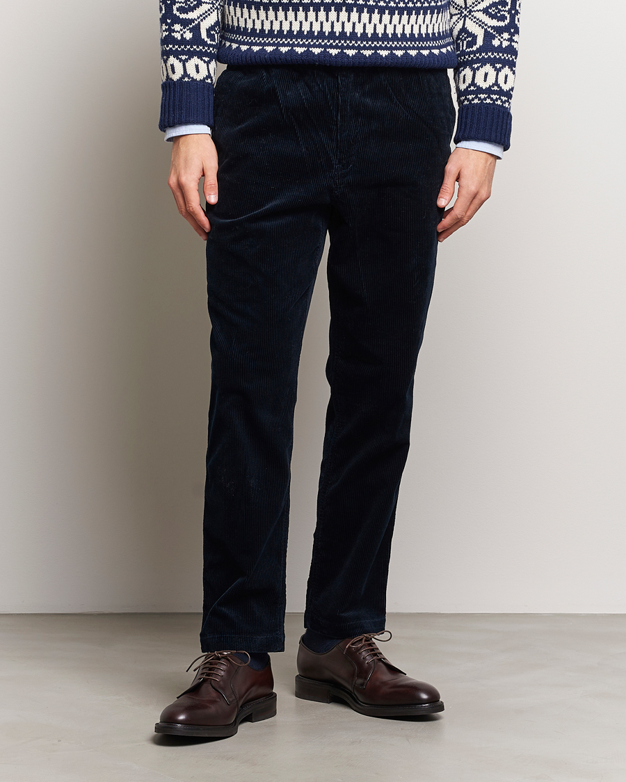 Herre | Bukser | Polo Ralph Lauren | Prepster Corduroy Drawstring Pants Aviator Navy