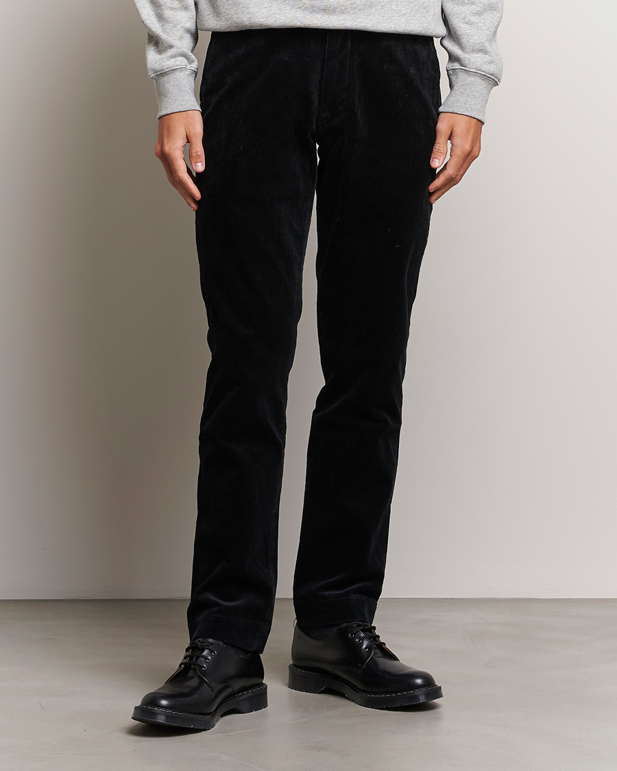 Herre | Fløjlsbukser | Polo Ralph Lauren | Bedford Slim Fit Corduroy Trousers Black