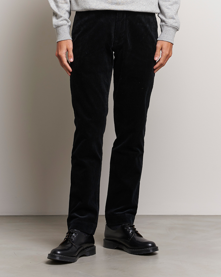 Herre | Bukser | Polo Ralph Lauren | Bedford Slim Fit Corduroy Trousers Black