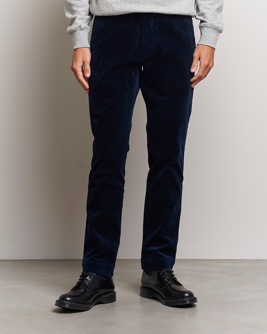 Herre | Bukser | Polo Ralph Lauren | Bedford Slim Fit Corduroy Trousers Aviator Navy