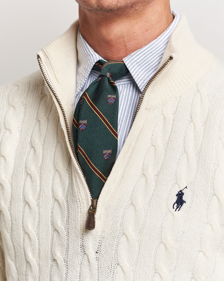 Herre | Polo Ralph Lauren Vintage Club Striped Tie Green | Polo Ralph Lauren | Vintage Club Striped Tie Green