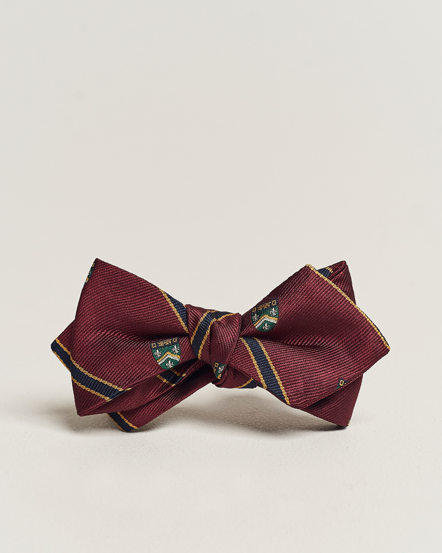 Herre | Polo Ralph Lauren Vintage Club Striped Bow Tie Wine | Polo Ralph Lauren | Vintage Club Striped Bow Tie Wine