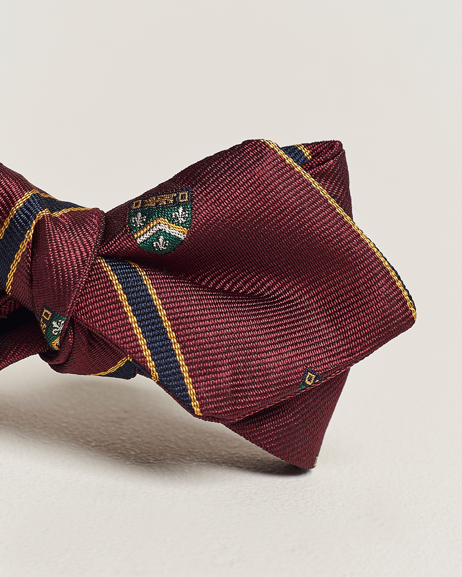 Herre | Polo Ralph Lauren Vintage Club Striped Bow Tie Wine | Polo Ralph Lauren | Vintage Club Striped Bow Tie Wine