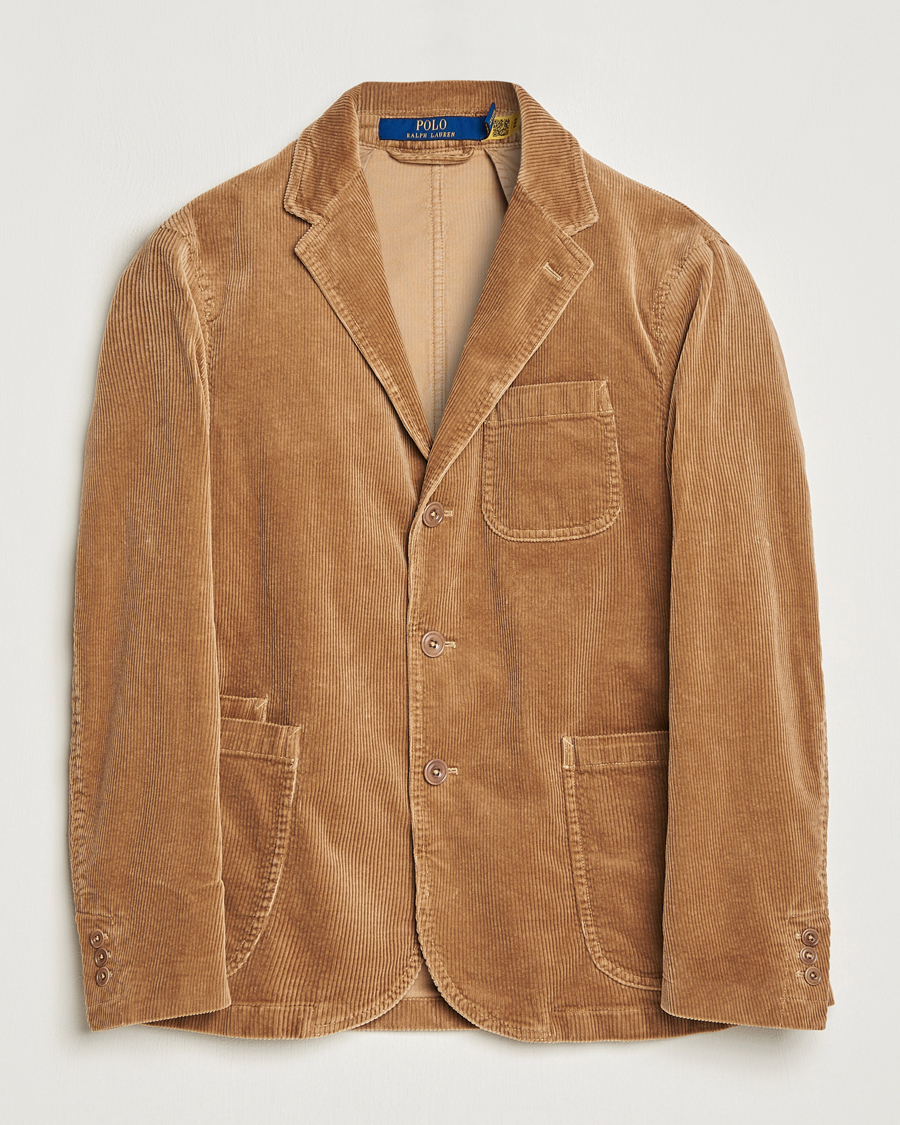 Herre | Blazere & jakker | Polo Ralph Lauren | Corduroy Stretch Blazer Rustic Tan