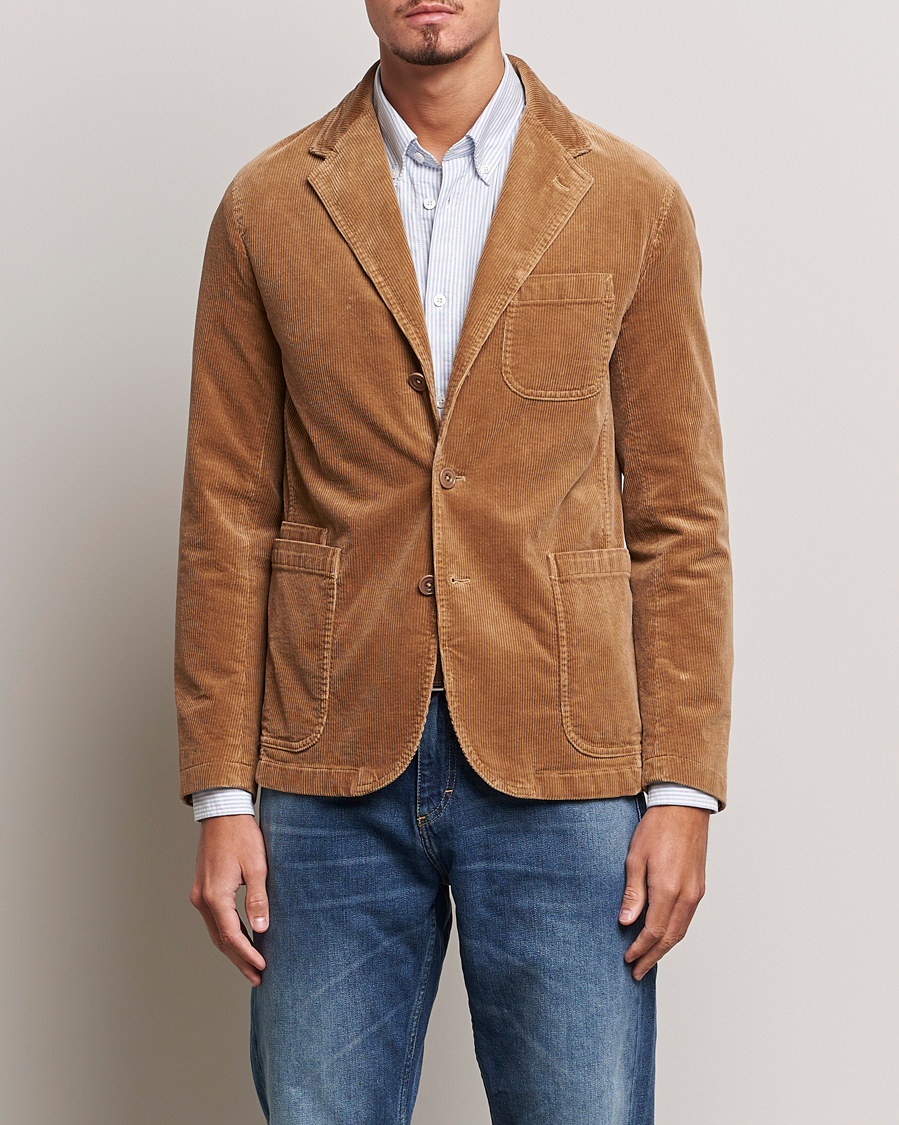 Herre | Fløjlsblazer | Polo Ralph Lauren | Corduroy Stretch Blazer Rustic Tan