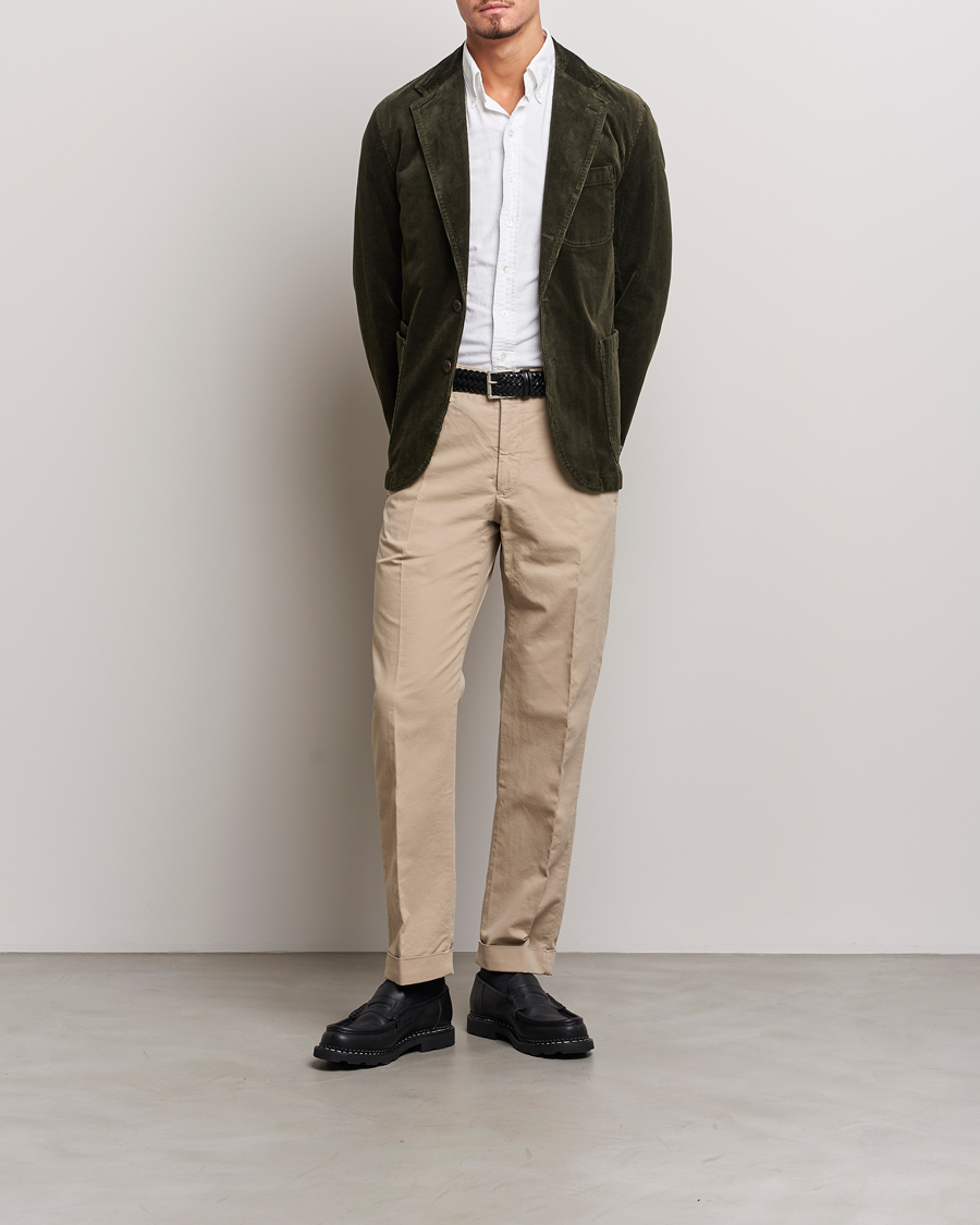 Herre | Blazere & jakker | Polo Ralph Lauren | Corduroy Stretch Blazer Oil Cloth Green