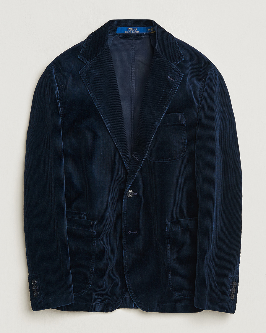 Herre | Blazere & jakker | Polo Ralph Lauren | Corduroy Stretch Blazer Aviator Navy