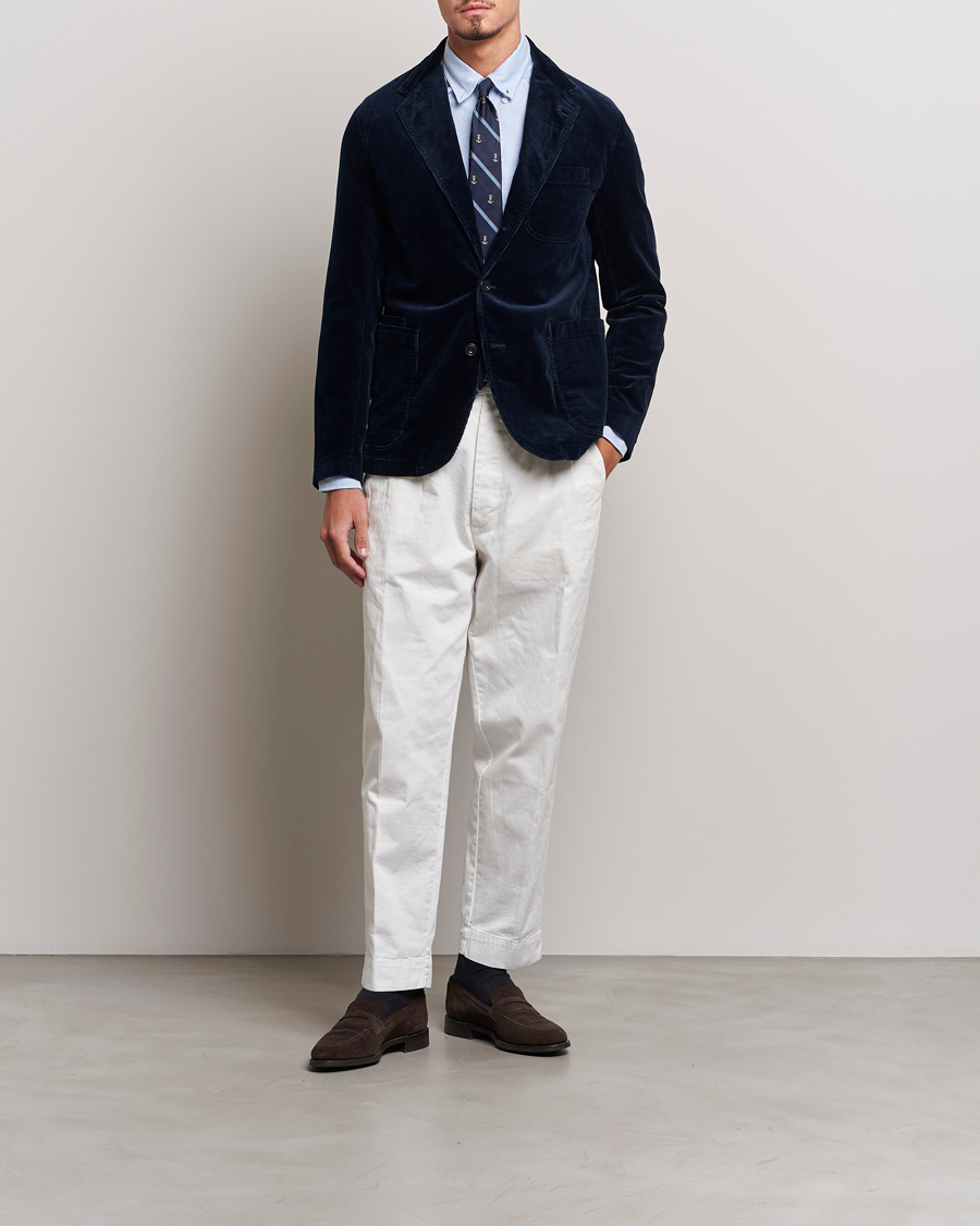 Herre | Blazere & jakker | Polo Ralph Lauren | Corduroy Stretch Blazer Aviator Navy