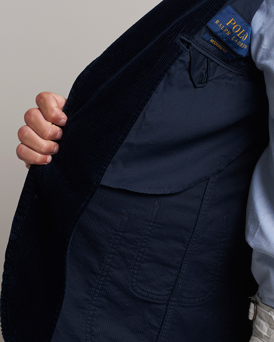 Herre | Blazere & jakker | Polo Ralph Lauren | Corduroy Stretch Blazer Aviator Navy
