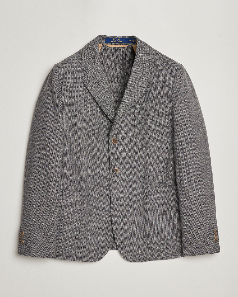 Herre | Blazere & jakker | Polo Ralph Lauren | Classic Herringbone Sportcoat Black/Cream