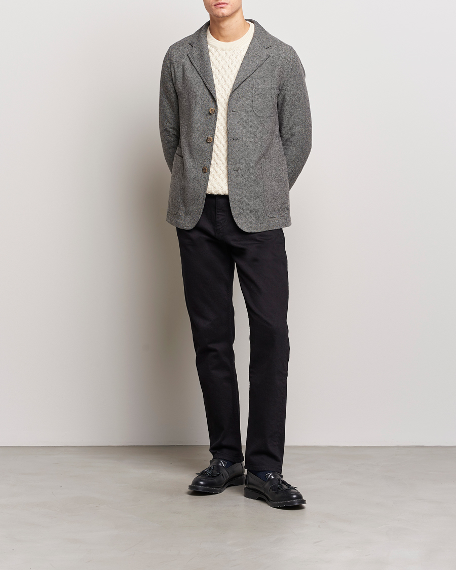 Herre | Blazere & jakker | Polo Ralph Lauren | Classic Herringbone Sportcoat Black/Cream