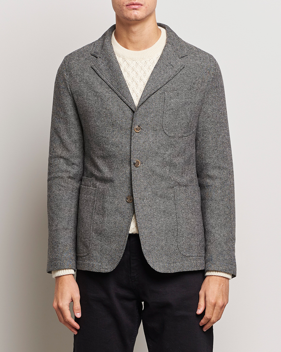 Herre | Blazere & jakker | Polo Ralph Lauren | Classic Herringbone Sportcoat Black/Cream