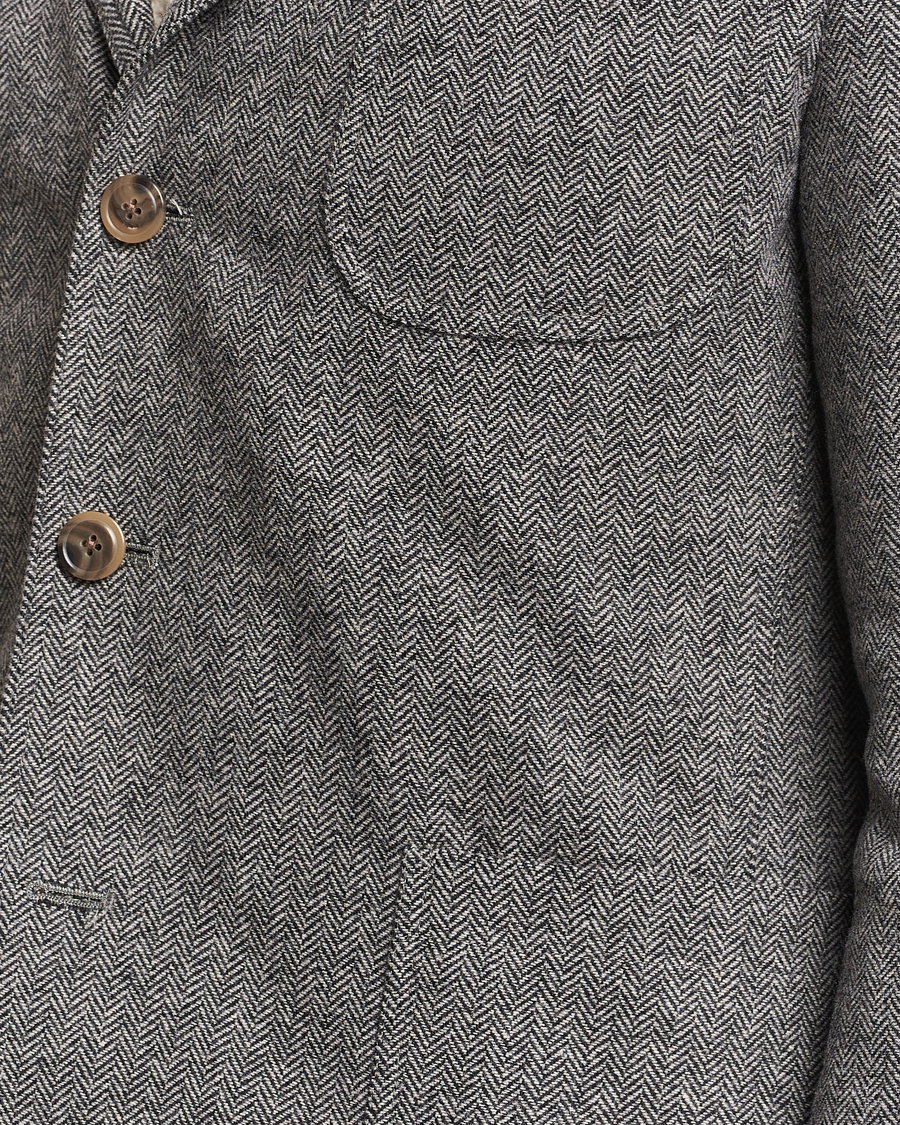 Herre | Blazere & jakker | Polo Ralph Lauren | Classic Herringbone Sportcoat Black/Cream