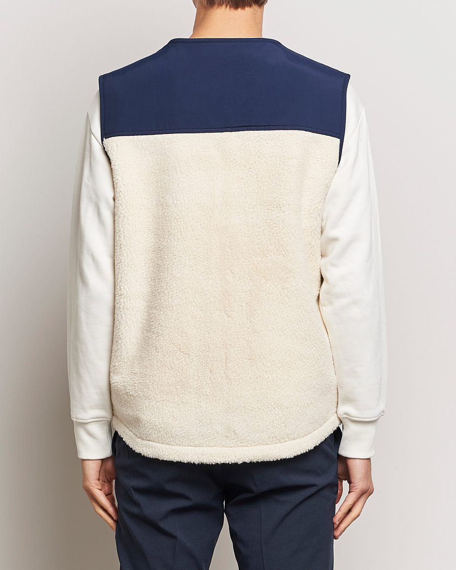 Herre | Jakker | Polo Ralph Lauren | Gilet Pile Vest Winter Cream/Newport Navy