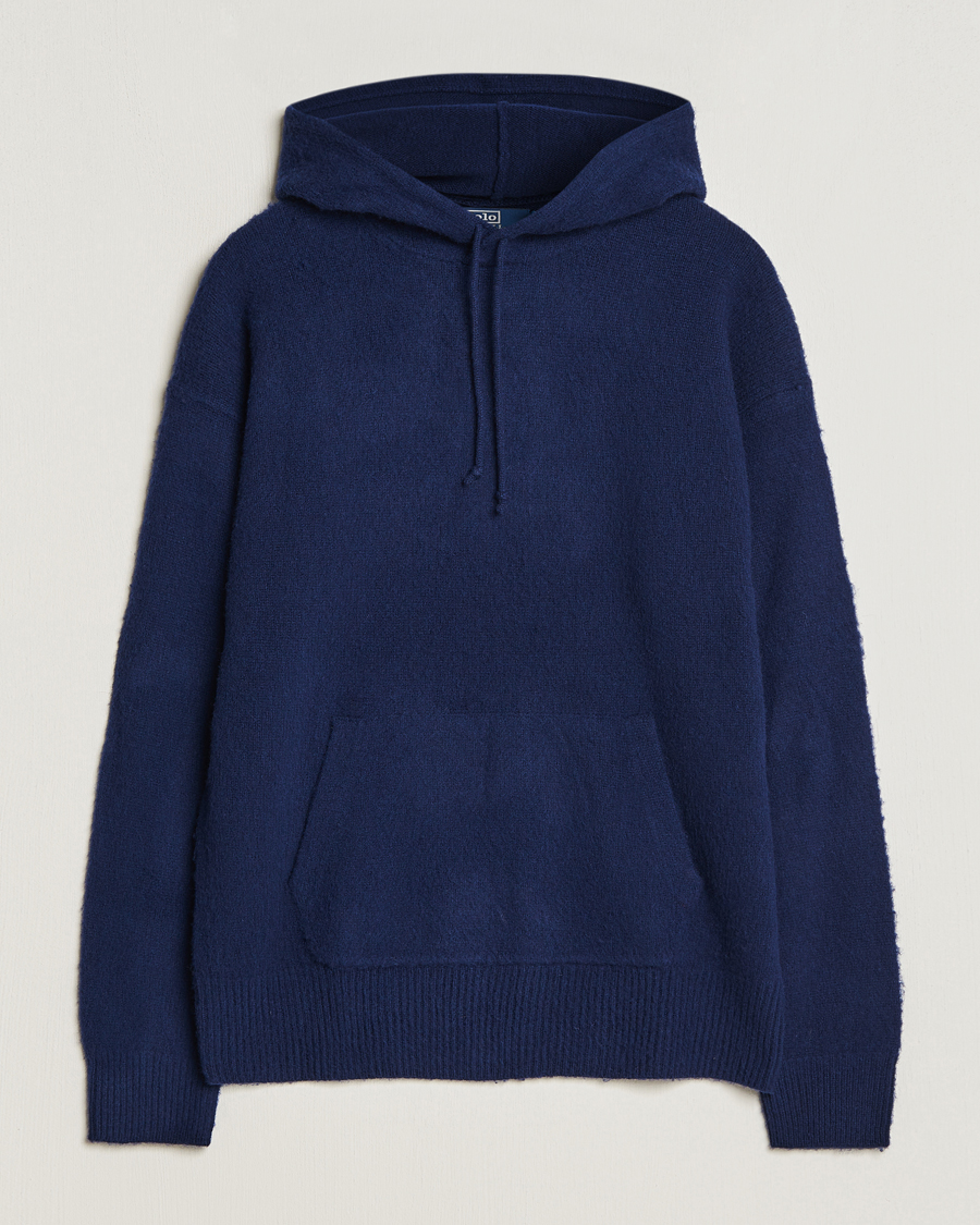 Herre | Trøjer | Polo Ralph Lauren | Wool/Cashmere Hood Bright Navy