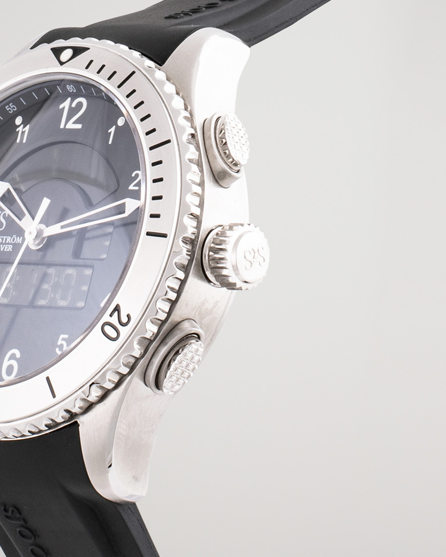 Herre | Sjöö Sandström Pre-Owned UTC Skydiver 017401 Steel Black | Sjöö Sandström Pre-Owned | UTC Skydiver 017401 Steel Black