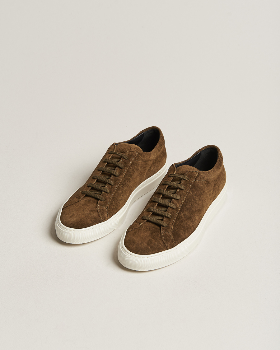 Herre | Sommer | Common Projects | Original Achilles Suede Sneaker Tobacco