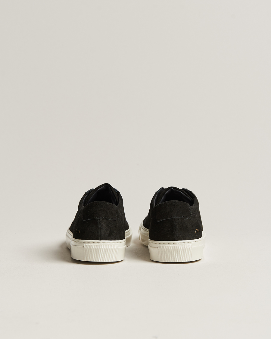 Herre | Common Projects Original Achilles Suede Sneaker Black | Common Projects | Original Achilles Suede Sneaker Black