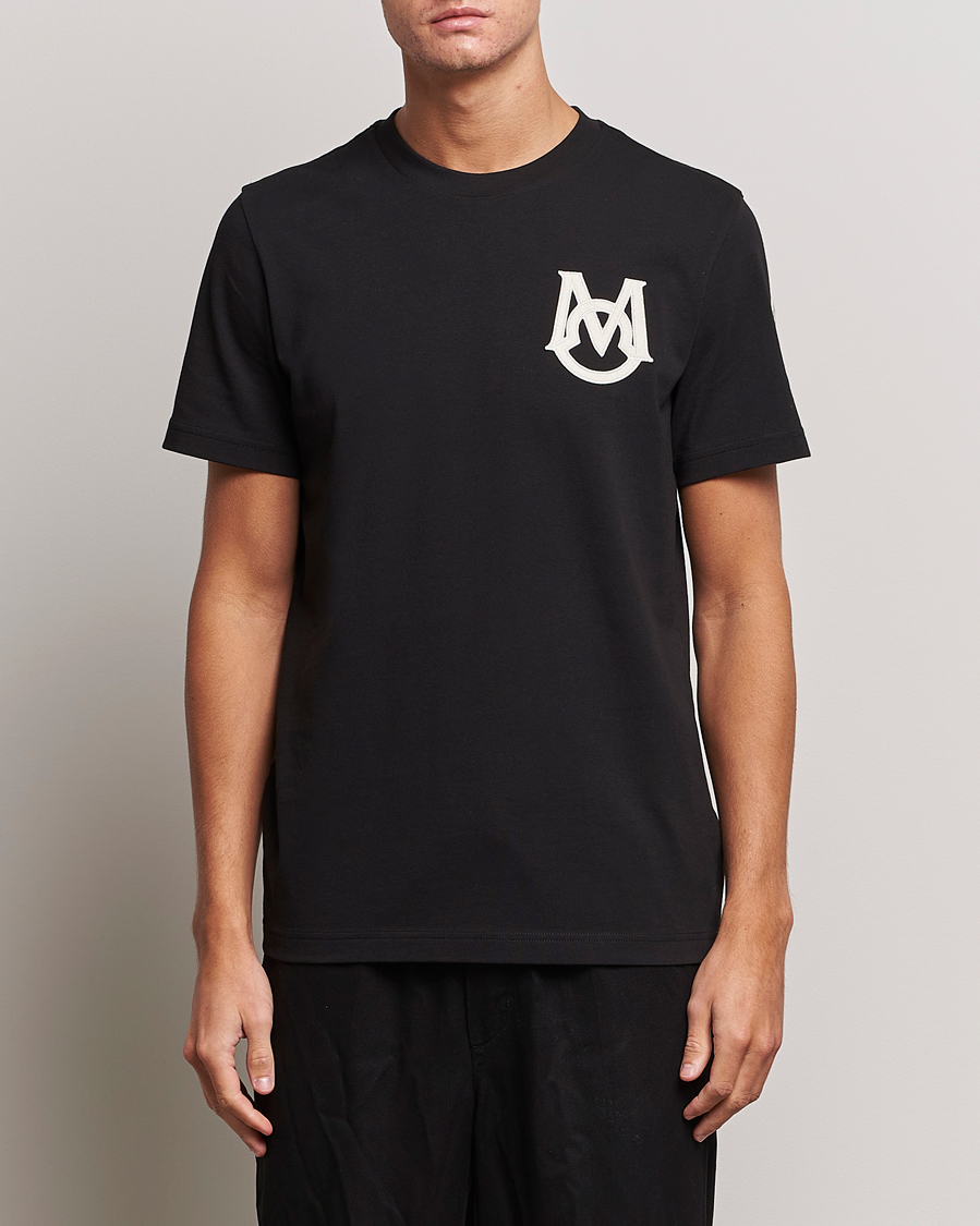 Herre | T-Shirts | Moncler | Embossed Logo T-shirt Black